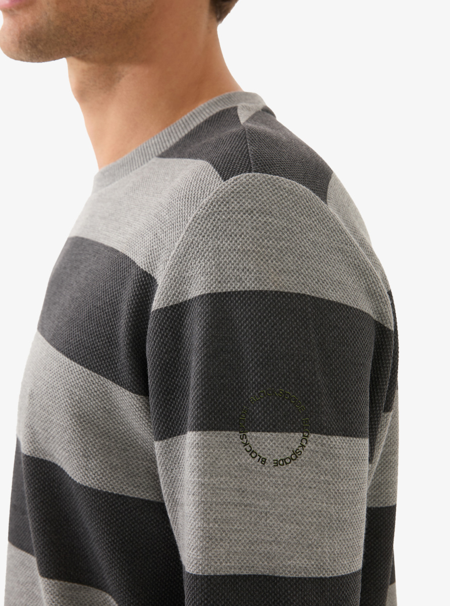 Erkek Sweatshirt 40836 - Gri - 3