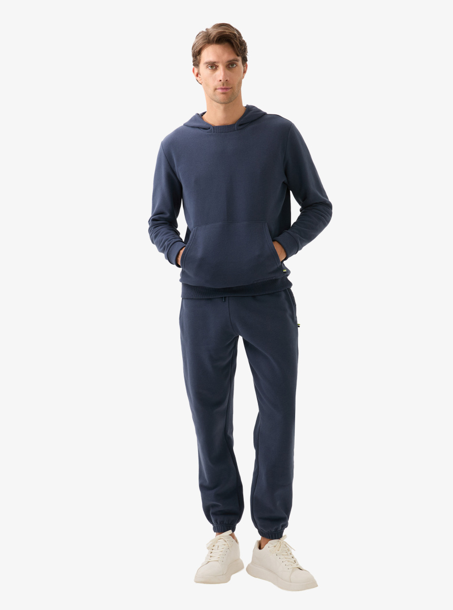 Erkek Sweatshirt 40838 - Lacivert - 5