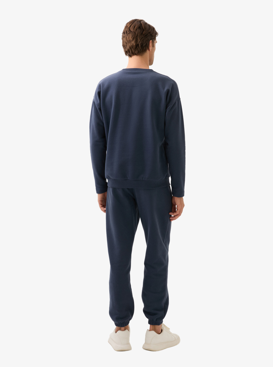 Erkek Sweatshirt 40839 - Lacivert - 7