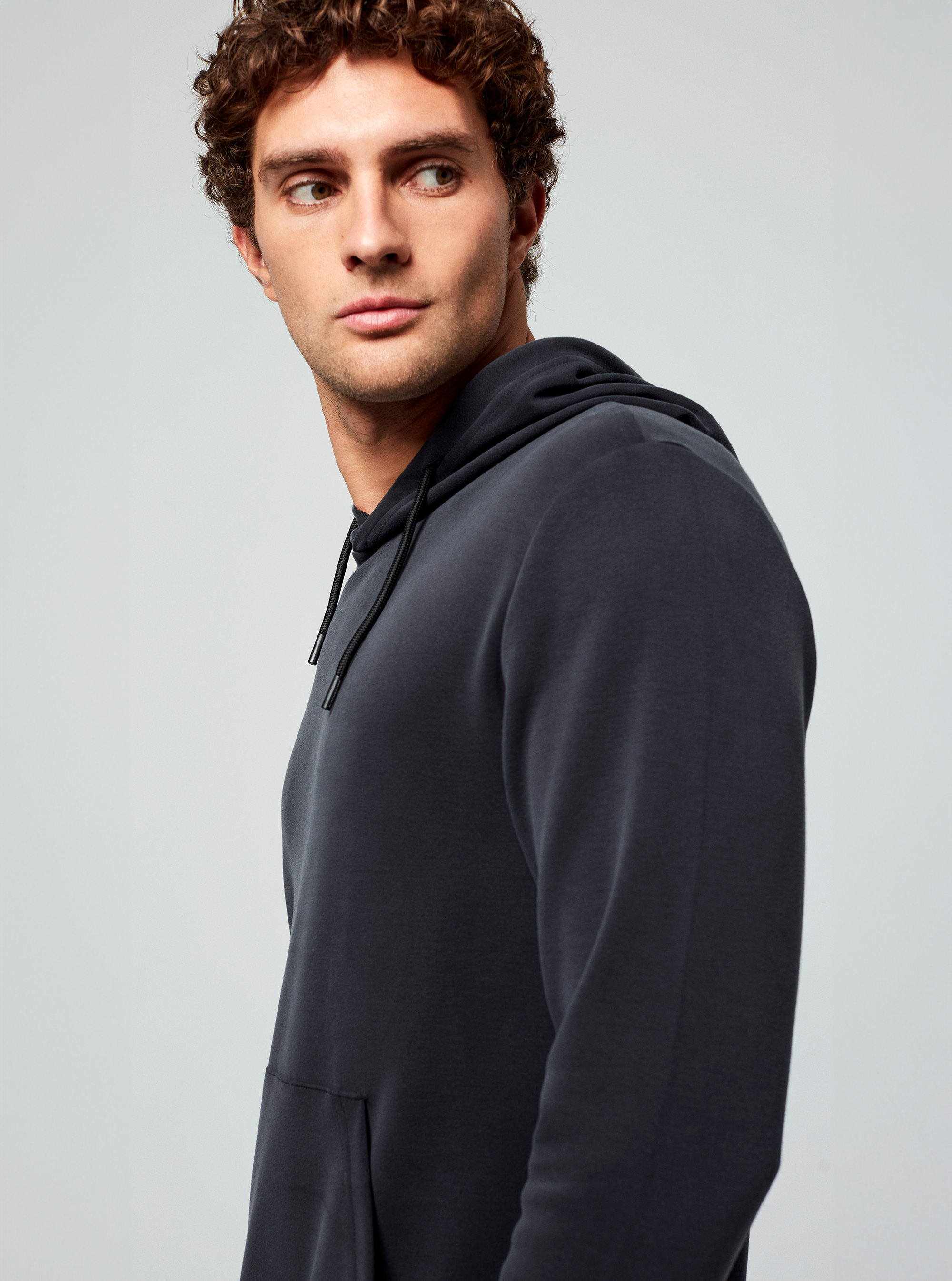 Erkek Sweatshirt 70306 - Siyah - 1
