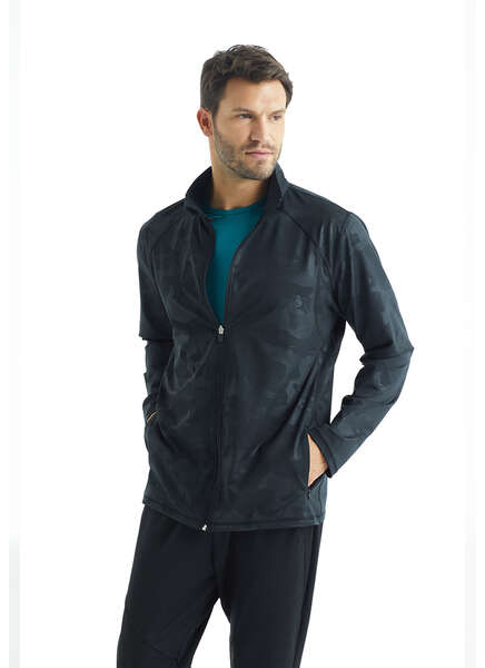 Erkek Sweatshirt 70370 - Siyah - 1