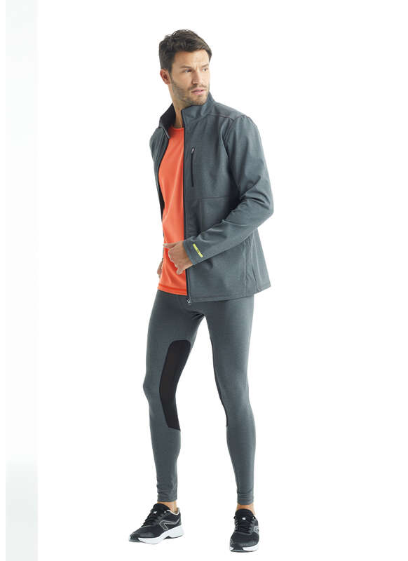 Erkek Sweatshirt 70376 - Antrasit Melanj - 4