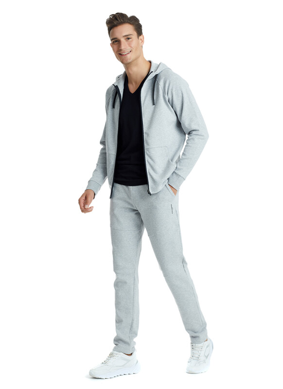 Erkek Sweatshirt 80000 - Gri - 2