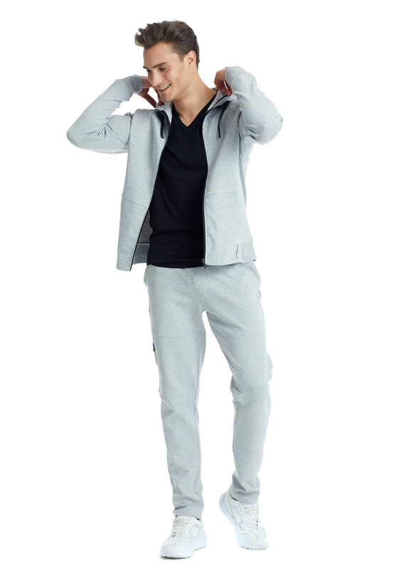 Erkek Sweatshirt 80000 - Gri - 5