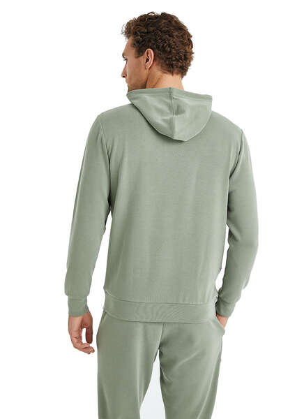 Erkek Sweatshirt 80041 - Haki - 4