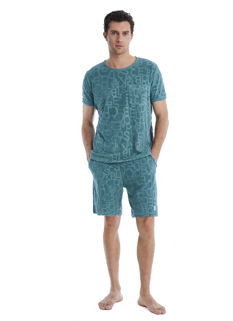 Erkek T-Shirt 10621 - Yeşil - 4