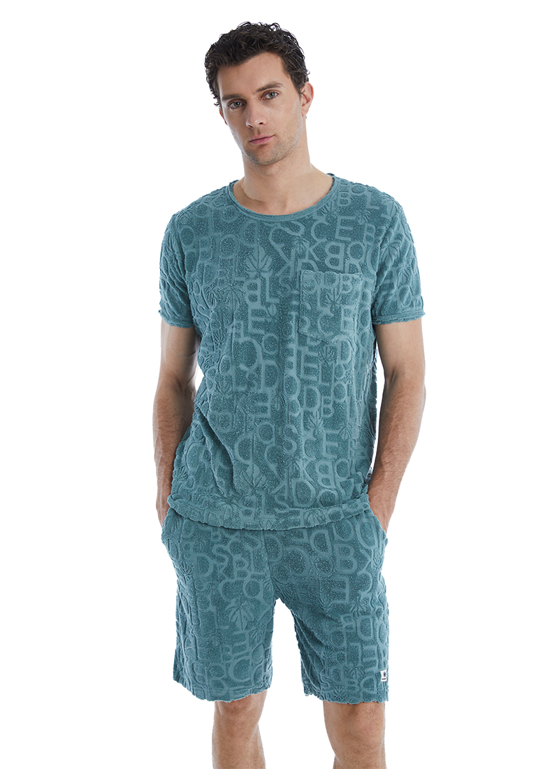 Erkek T-Shirt 10621 - Yeşil - 1