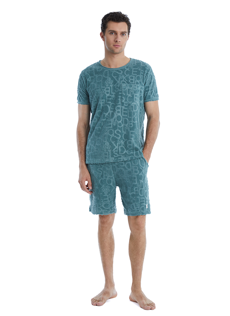 Erkek T-Shirt 10621 - Yeşil - 7