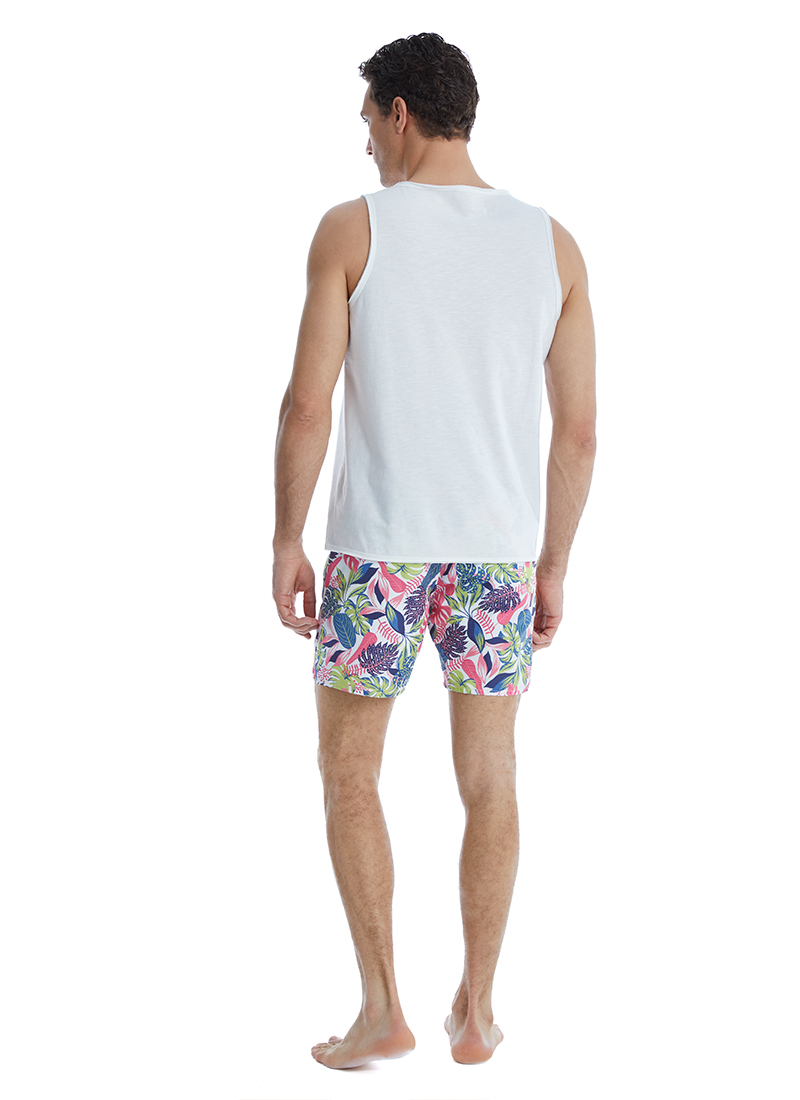 Erkek T-Shirt 10635 - Beyaz - 3