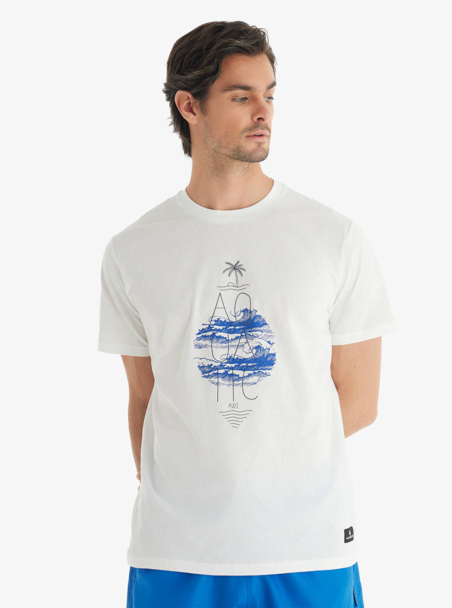 Erkek T-Shirt 10770 - Beyaz - 2