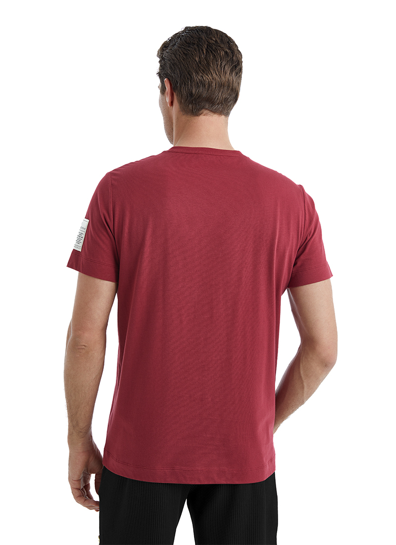 Erkek T-Shirt 40450 - Bordo - Blackspade (1)