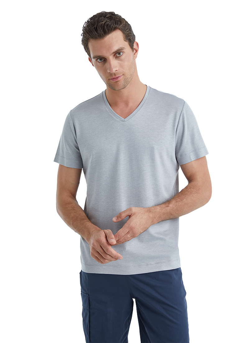 Erkek T-Shirt 40508 - Gri - 1