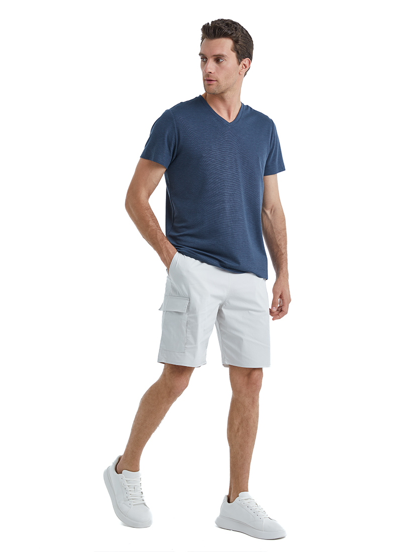 Erkek T-Shirt 40508 - Lacivert - 4