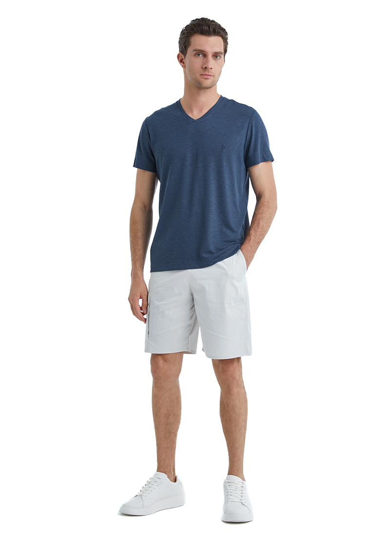 Erkek T-Shirt 40508 - Lacivert - 6