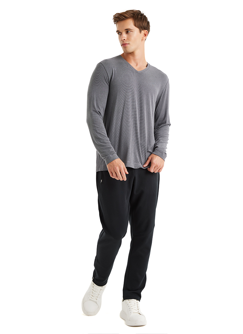 Erkek T-Shirt 40596 - Gri - Blackspade (1)