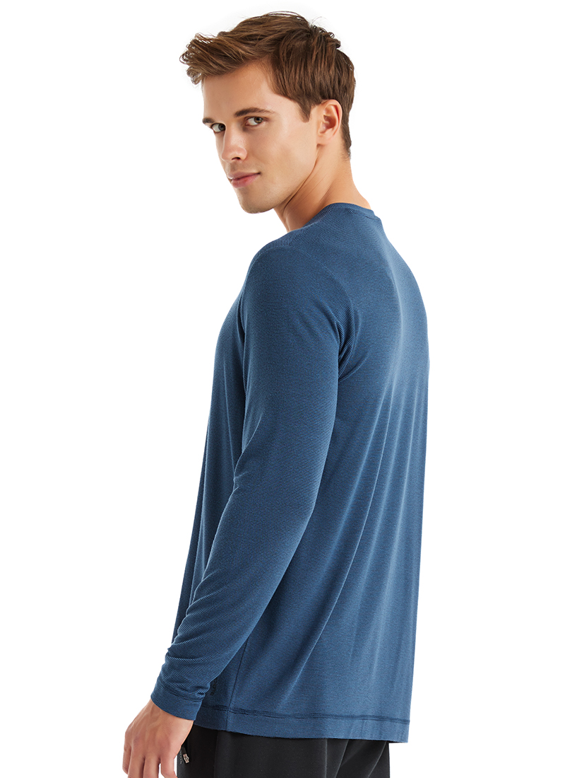 Erkek T-Shirt 40596 - Lacivert - Blackspade (1)