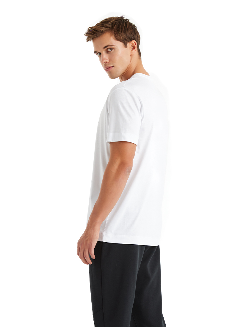 Erkek T-Shirt 40614 - Beyaz - Blackspade (1)