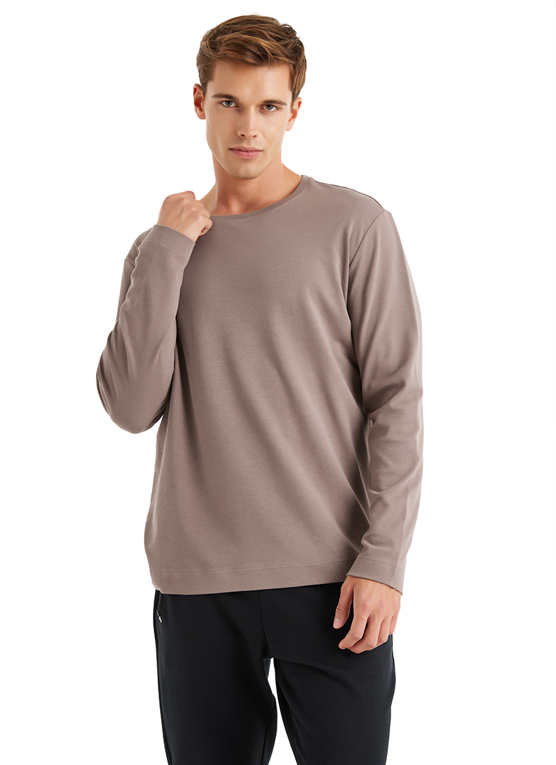 Erkek T-Shirt 40633 - Vizon - Blackspade