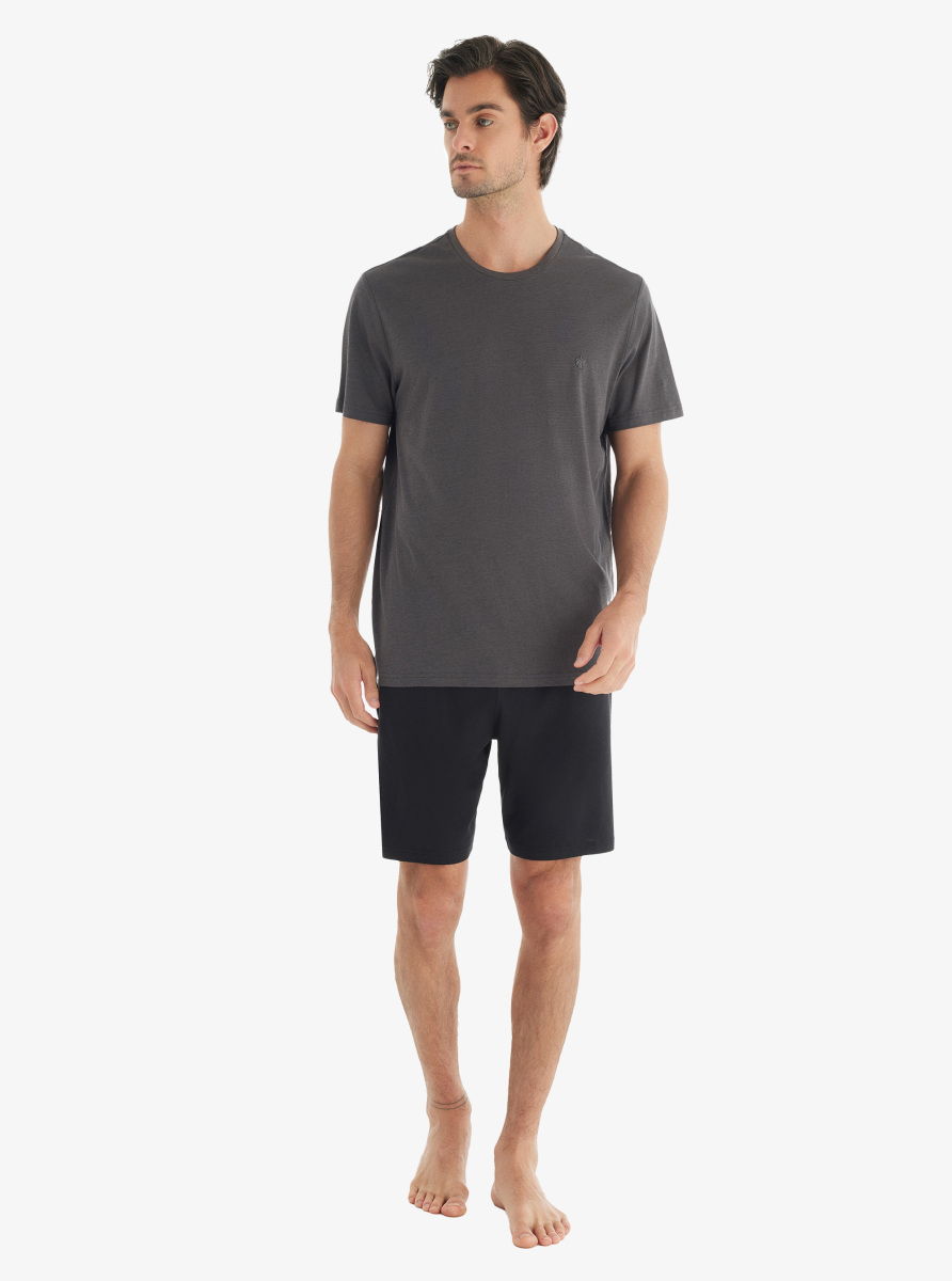 Erkek T-Shirt 40705 - Antrasit - 4