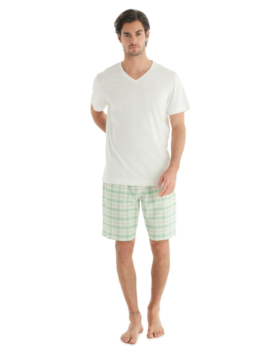 Erkek T-Shirt 40717 - Beyaz - 3