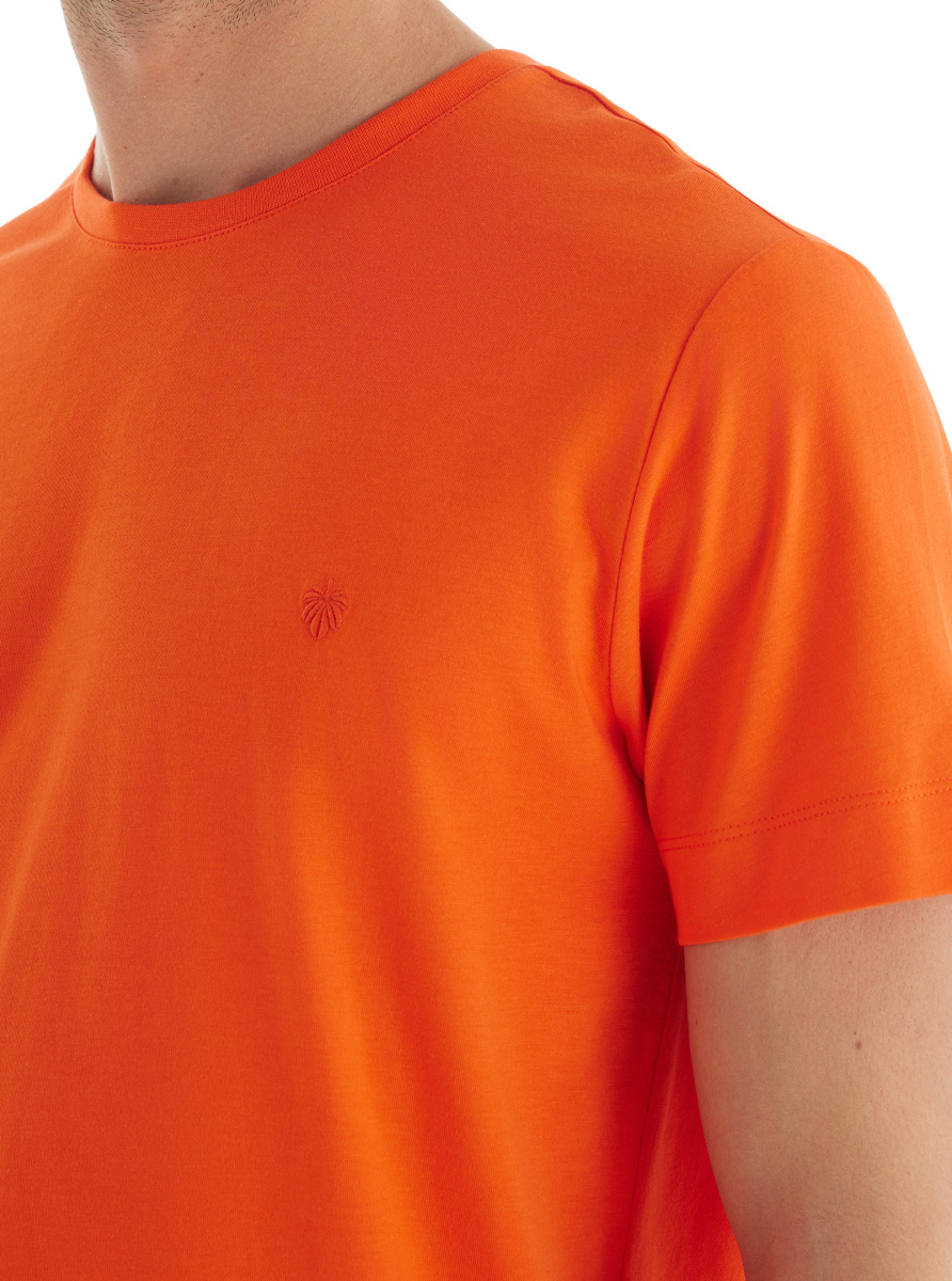 Erkek T-Shirt 40718 - Turuncu - 3