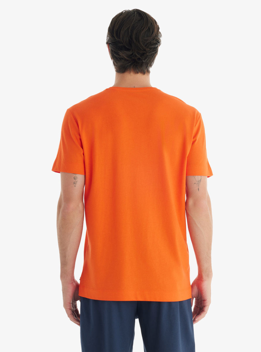 Erkek T-Shirt 40718 - Turuncu - 2