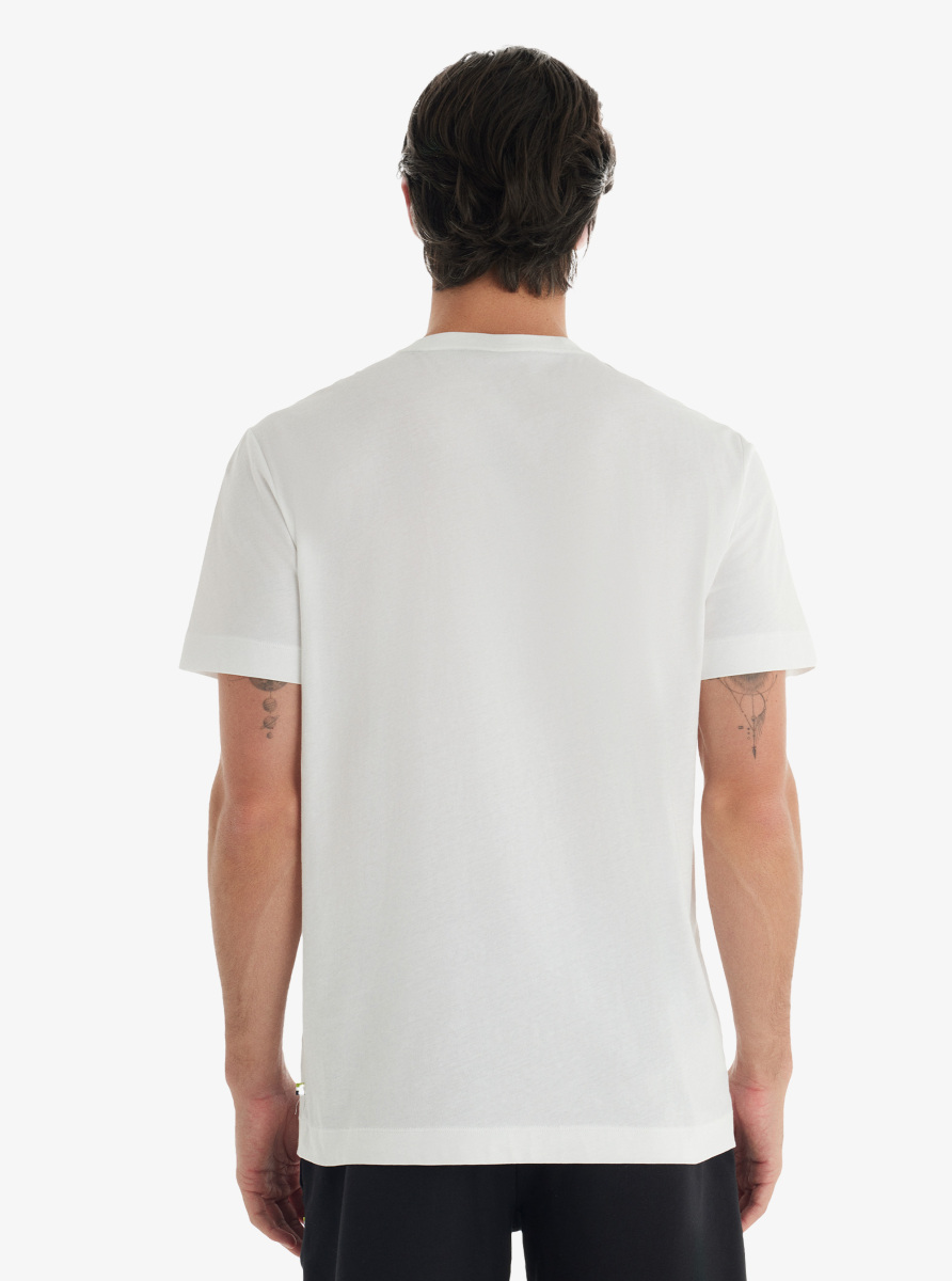 Erkek T-Shirt 40727 - Beyaz - 2