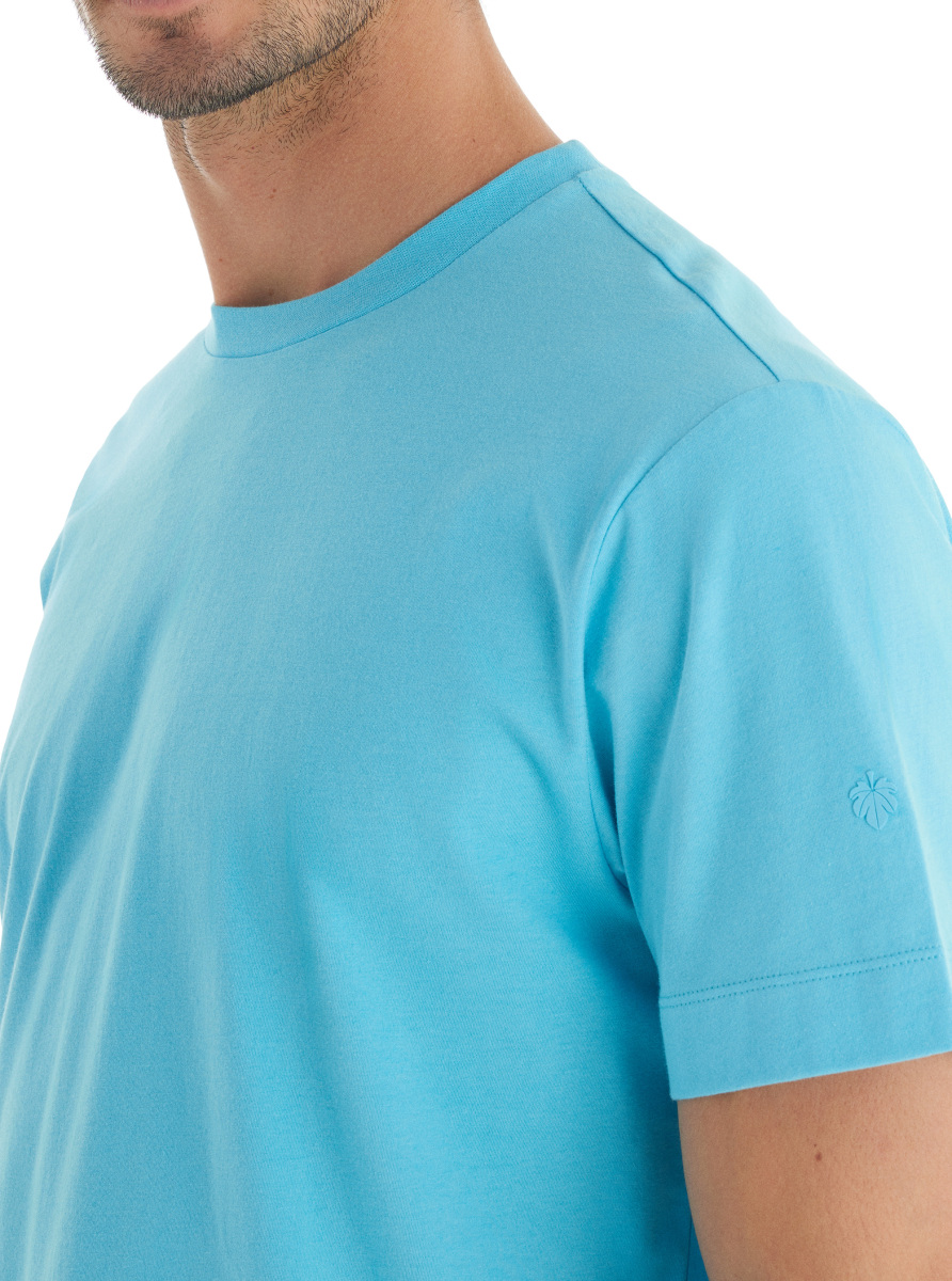 Erkek T-Shirt 40727 - Mavi - 3