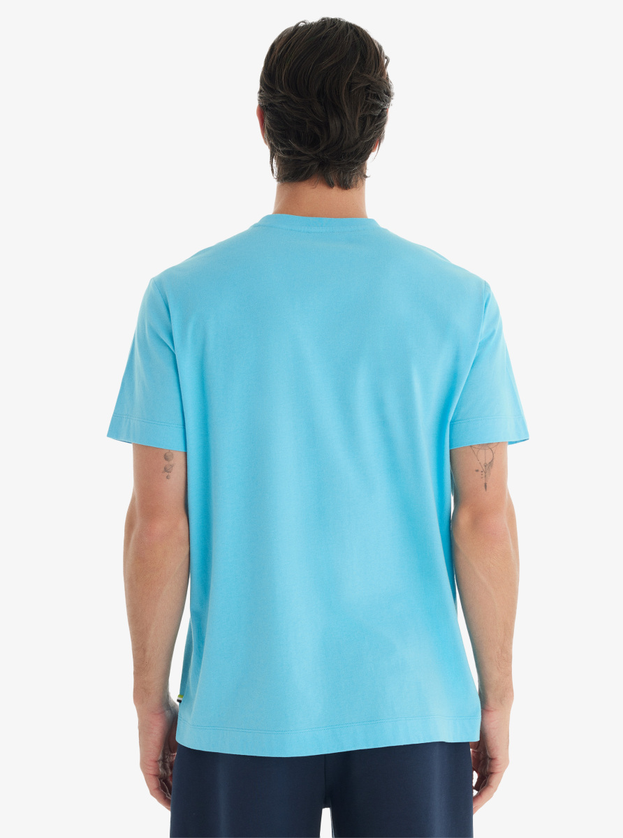 Erkek T-Shirt 40727 - Mavi - Blackspade (1)