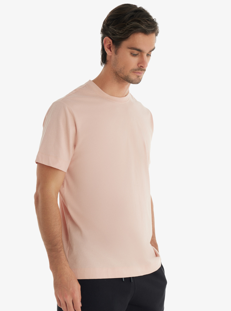 Erkek T-Shirt 40727 - Pudra - 3