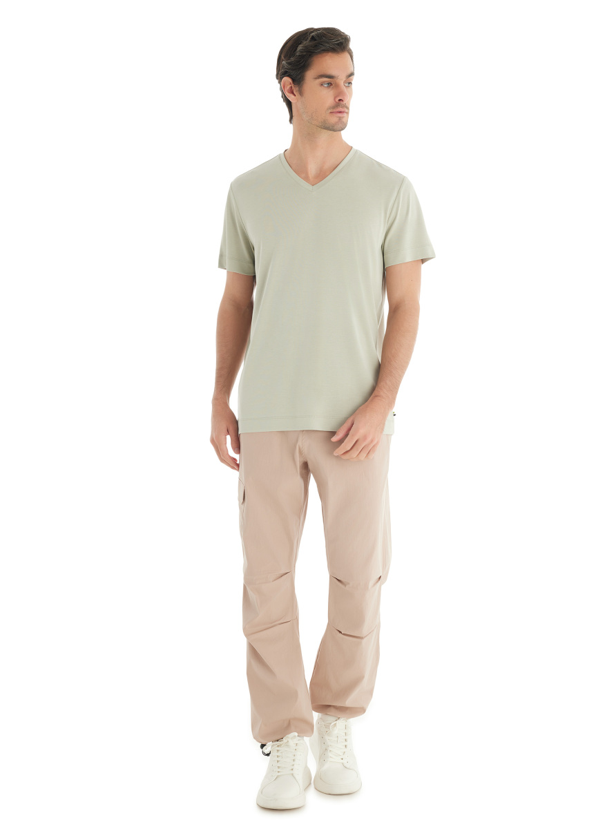 Erkek T-Shirt 40731 - Yeşil - 4