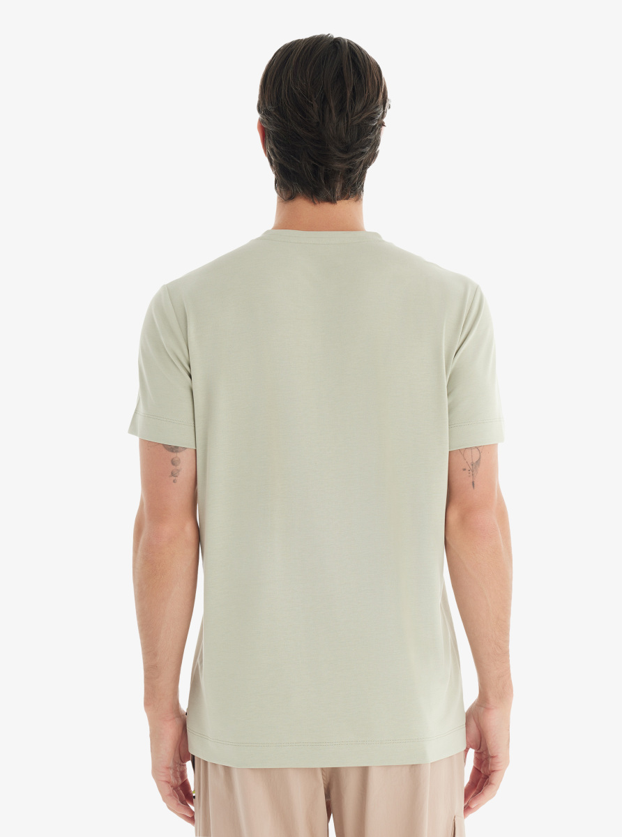 Erkek T-Shirt 40731 - Yeşil - 3