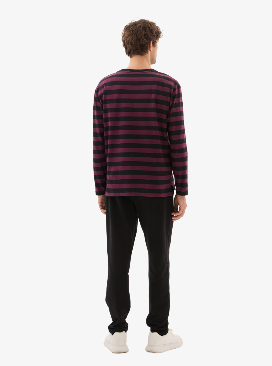 Erkek T-Shirt 40811 - Siyah - 4