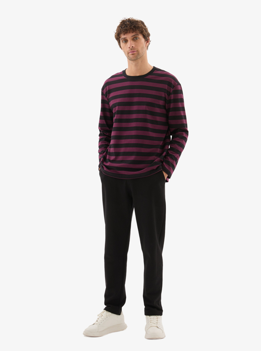 Erkek T-Shirt 40811 - Siyah - 5