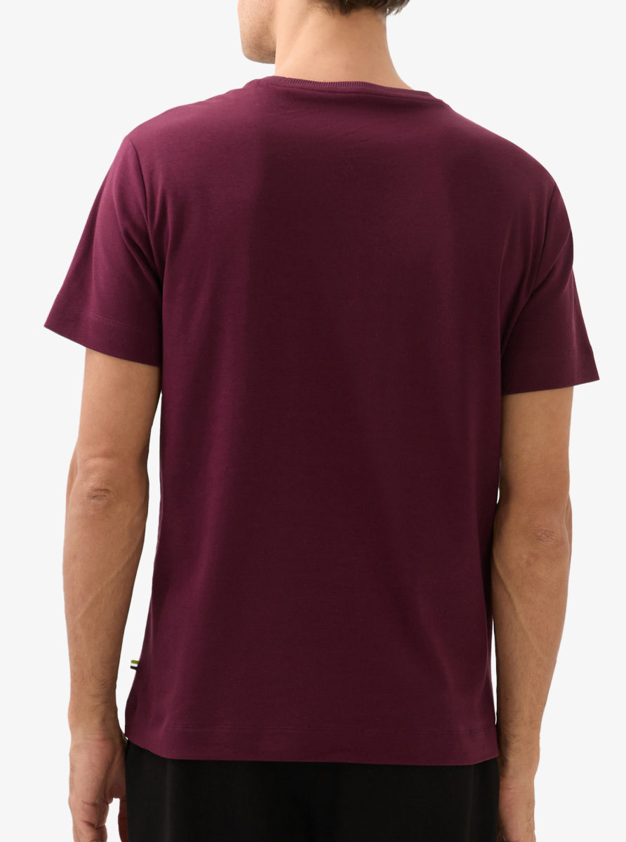 Erkek T-Shirt 40818 - Bordo - 4
