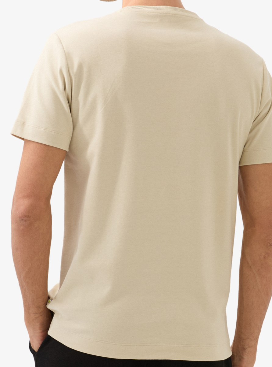 Erkek T-Shirt 40818 - Krem - 4