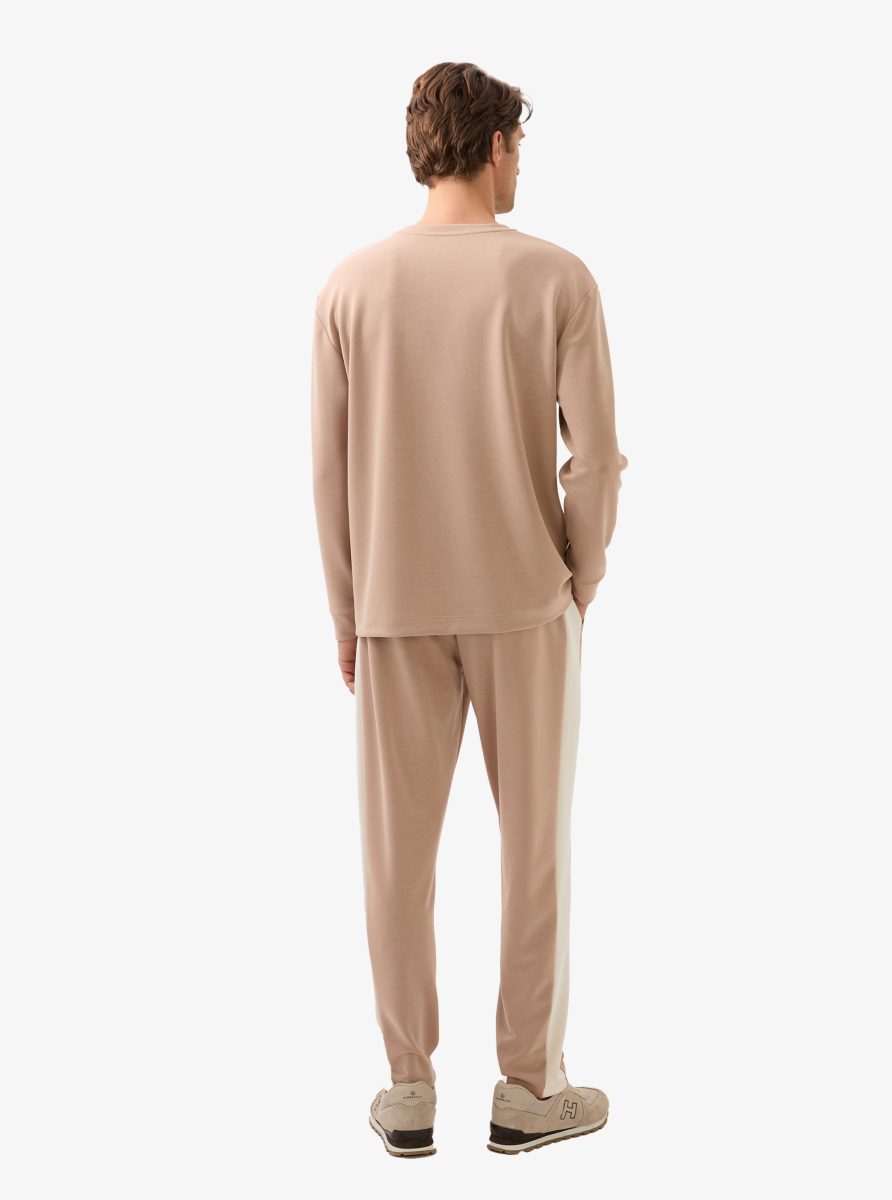 Erkek T-Shirt 40826 - Kahverengi - 5