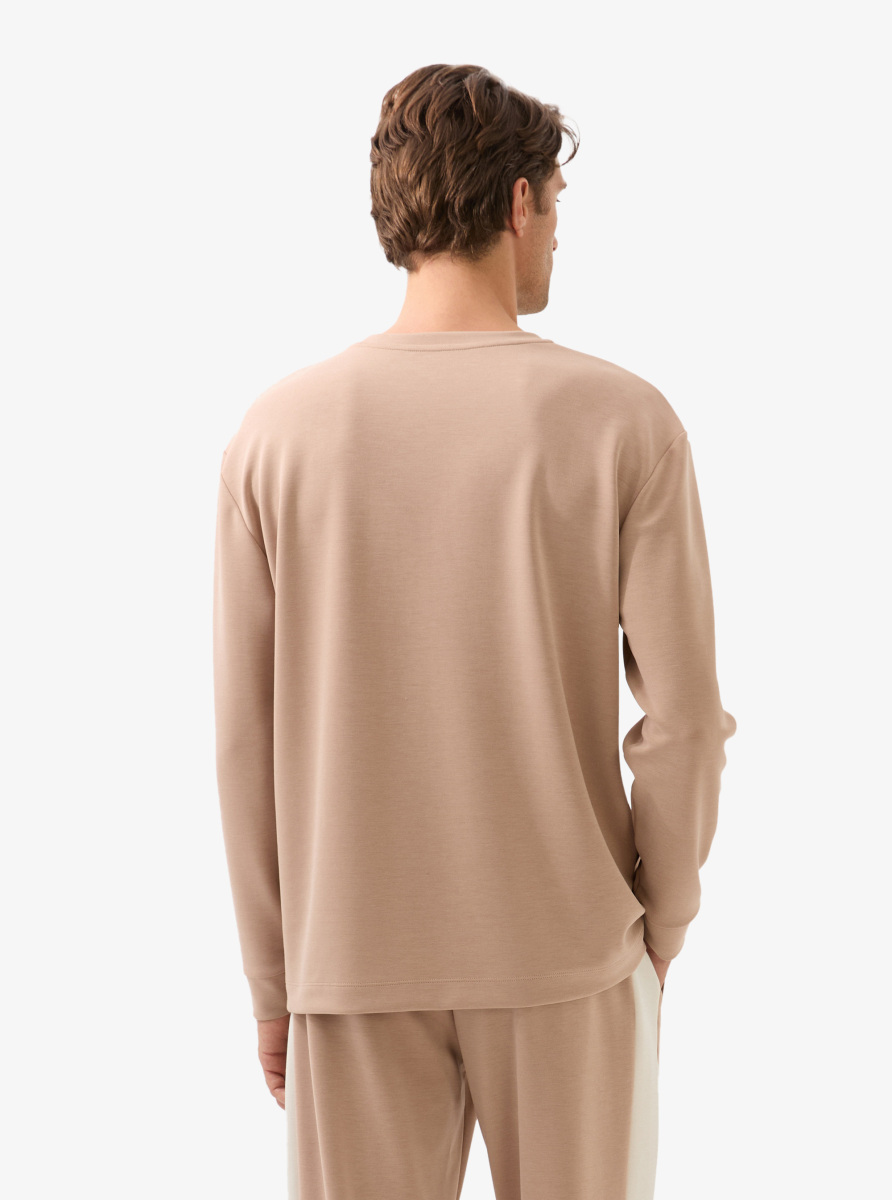 Erkek T-Shirt 40826 - Kahverengi - 2