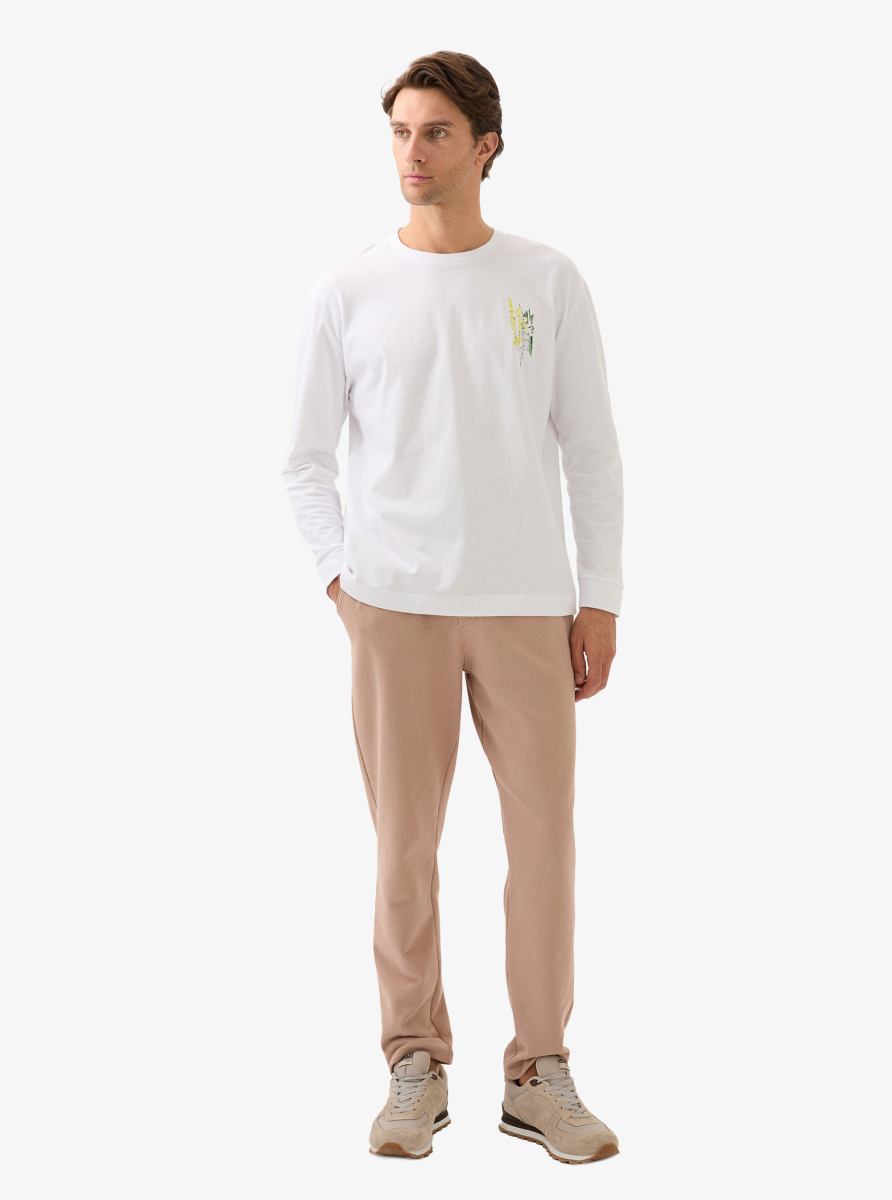 Erkek T-Shirt 40829 - Beyaz - 3