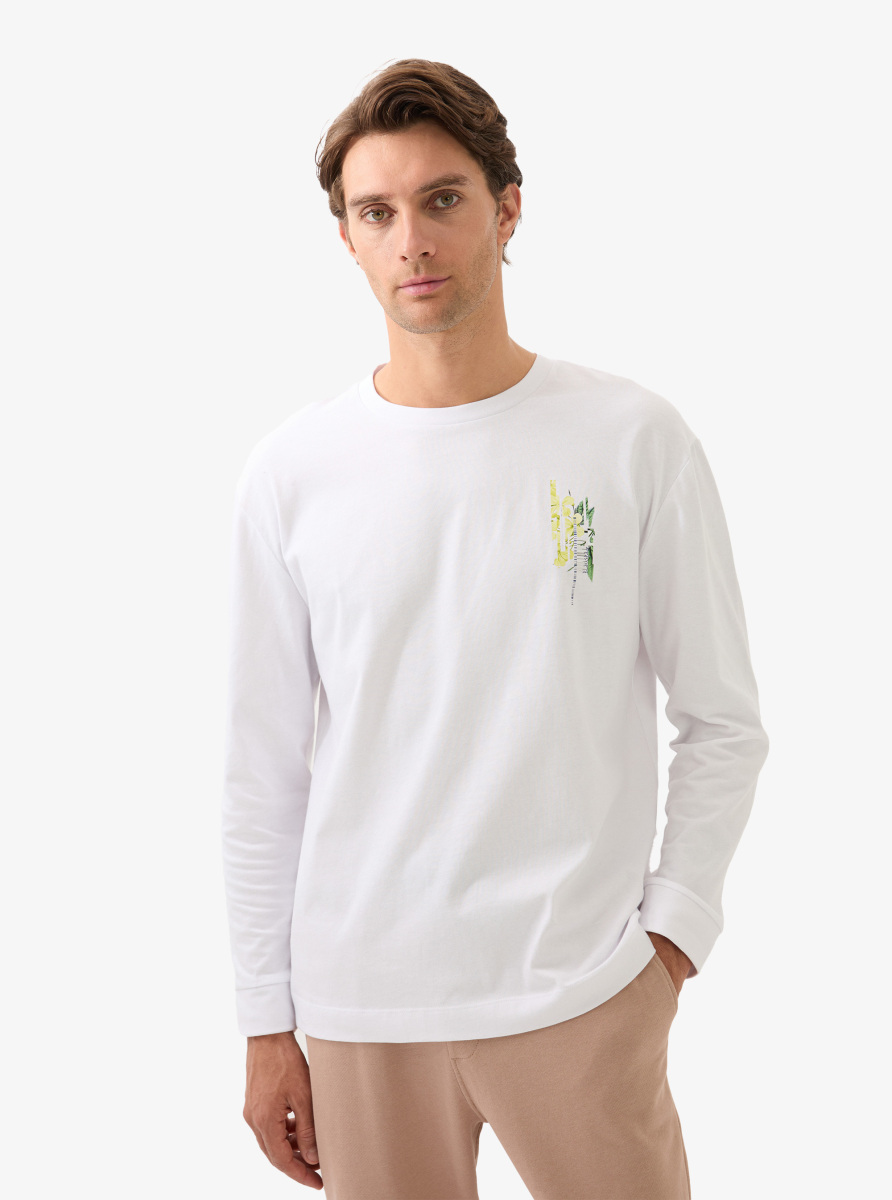 Erkek T-Shirt 40829 - Beyaz - 1