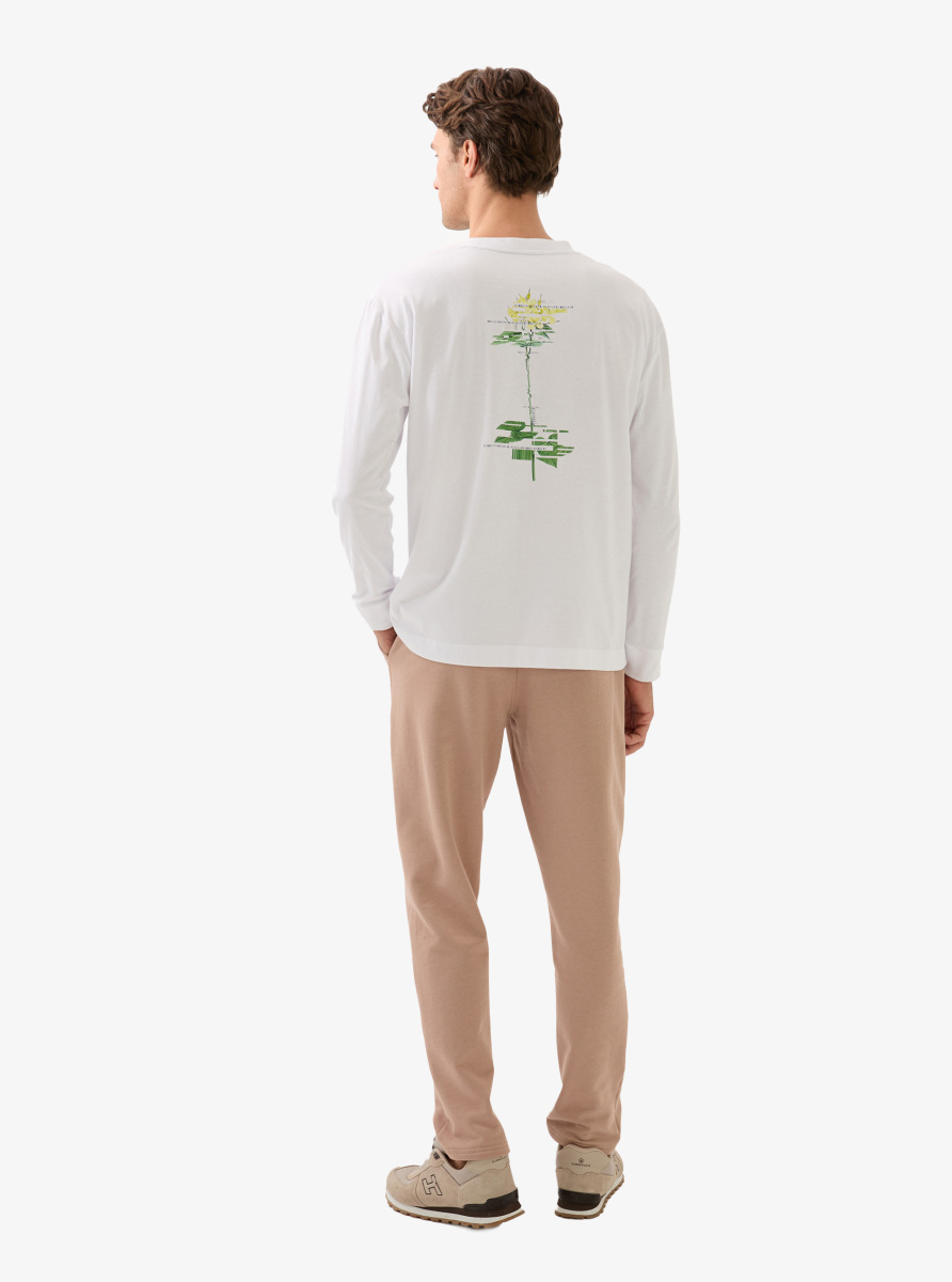 Erkek T-Shirt 40829 - Beyaz - 4