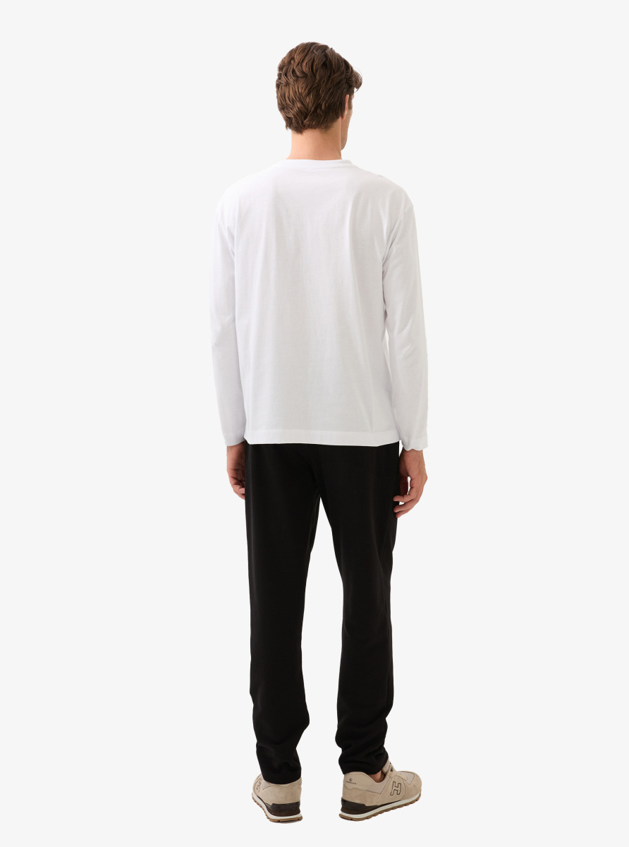 Erkek T-Shirt 40841 - Beyaz - 5