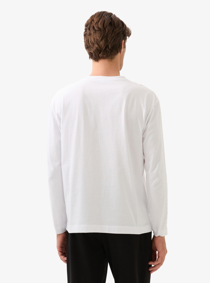 Erkek T-Shirt 40841 - Beyaz - 4