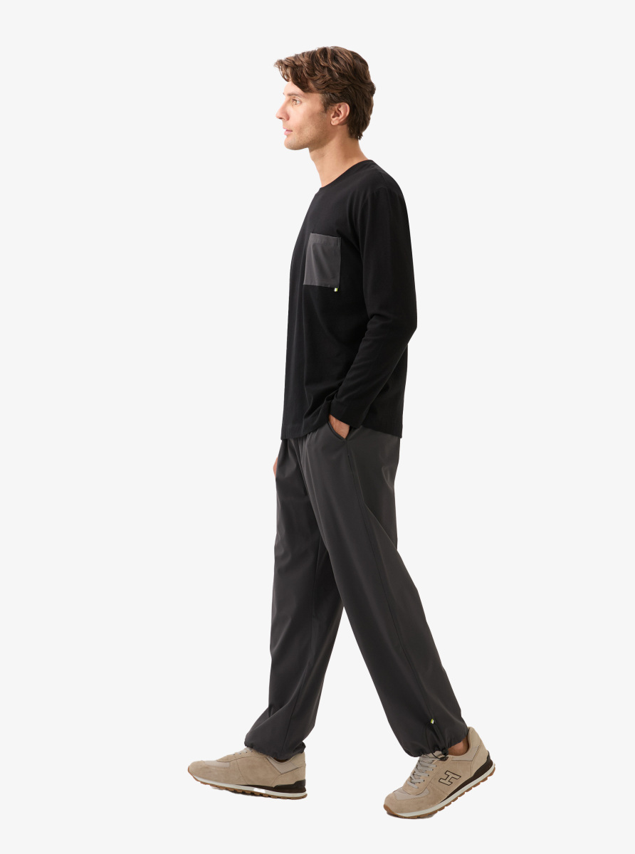 Erkek T-Shirt 40841 - Siyah - 5