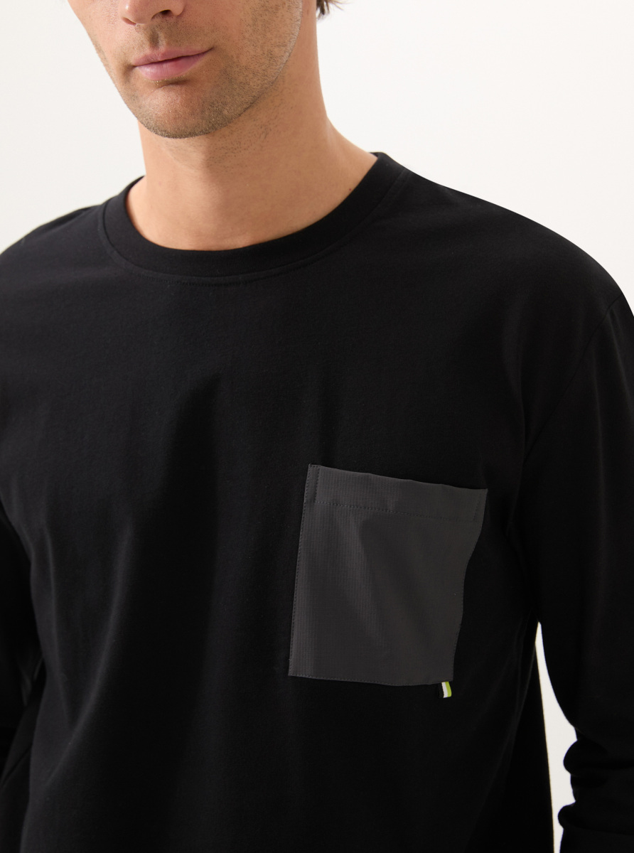 Erkek T-Shirt 40841 - Siyah - 3