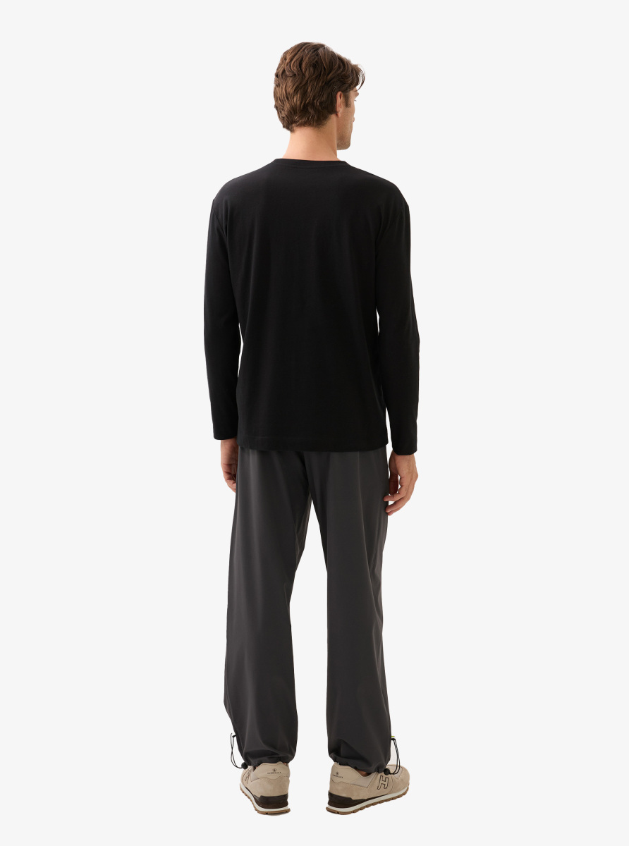 Erkek T-Shirt 40841 - Siyah - 6