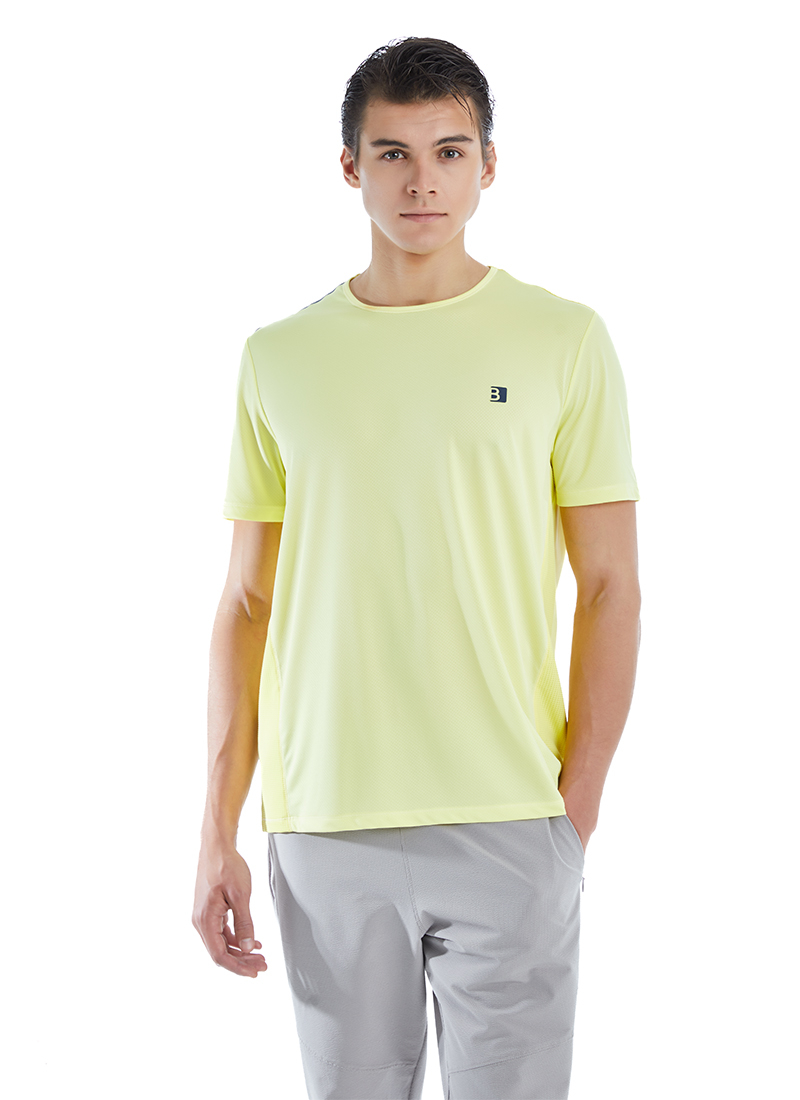 Erkek T-Shirt 70537 - Sarı - 1