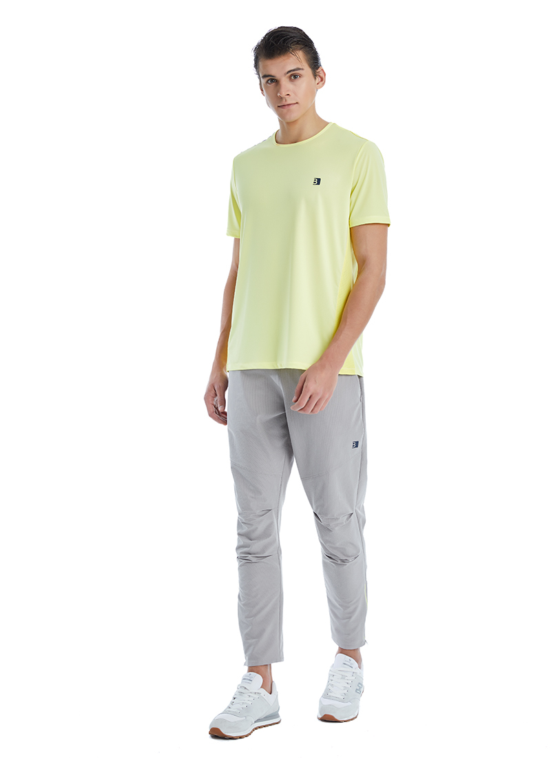 Erkek T-Shirt 70537 - Sarı - 3
