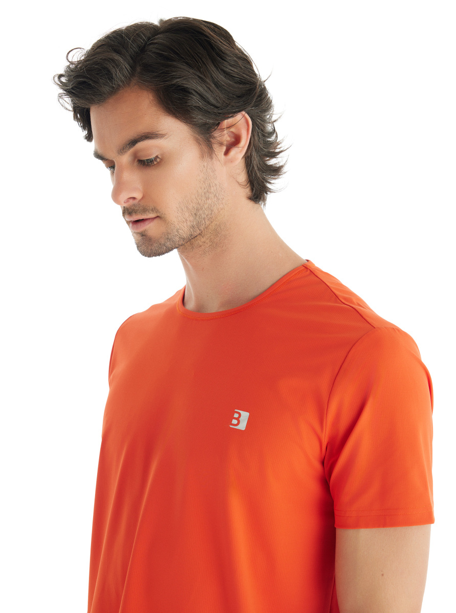 Erkek T-Shirt 70601 - Mercan - 5