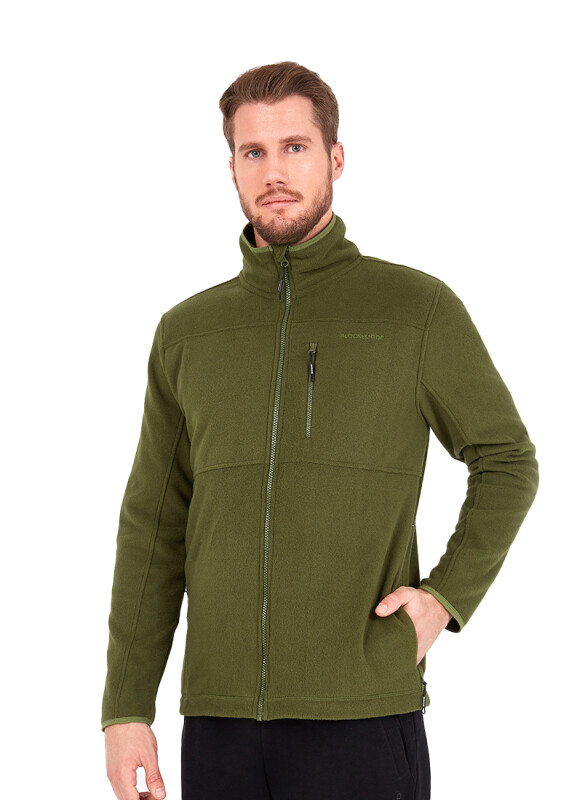 Erkek Termal Polar Sweatshirt 2. Seviye 30706 - Yeşil - 1